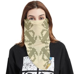 Abstract Pattern Geometric Backgrounds   Face Covering Bandana (triangle) by Eskimos