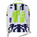 Abstract pattern geometric backgrounds   Double Compartment Backpack View3