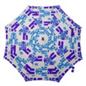 Abstract pattern geometric backgrounds   Hook Handle Umbrellas (Small) View1
