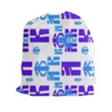 Abstract pattern geometric backgrounds   Drawstring Pouch (2XL) View1