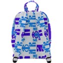Abstract pattern geometric backgrounds   Zip Up Backpack View3