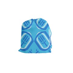 Abstract Pattern Geometric Backgrounds   Drawstring Pouch (small) by Eskimos