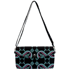 Abstract Pattern Geometric Backgrounds   Removable Strap Clutch Bag by Eskimos