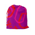 Abstract pattern geometric backgrounds   Drawstring Pouch (XL) View2