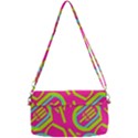 Abstract pattern geometric backgrounds   Removable Strap Clutch Bag View2