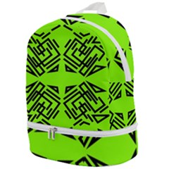 Abstract Pattern Geometric Backgrounds   Zip Bottom Backpack by Eskimos
