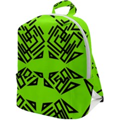 Abstract Pattern Geometric Backgrounds   Zip Up Backpack by Eskimos