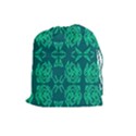Abstract pattern geometric backgrounds   Drawstring Pouch (Large) View1