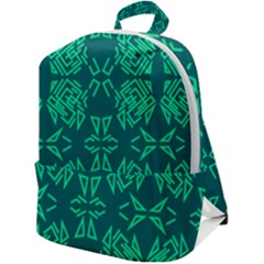 Abstract Pattern Geometric Backgrounds   Zip Up Backpack by Eskimos