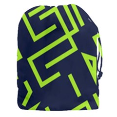 Abstract Pattern Geometric Backgrounds   Drawstring Pouch (3xl) by Eskimos