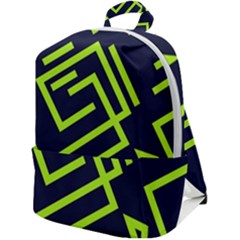 Abstract Pattern Geometric Backgrounds   Zip Up Backpack by Eskimos