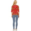 Abstract pattern geometric backgrounds   Lightweight Drawstring Hooded Top View4