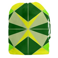 Abstract Pattern Geometric Backgrounds   Drawstring Pouch (3xl) by Eskimos