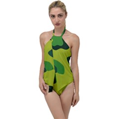Abstract Pattern Geometric Backgrounds   Go With The Flow One Piece Swimsuit by Eskimos
