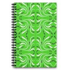 Floral Folk Damask Pattern  5 5  X 8 5  Notebook by Eskimos
