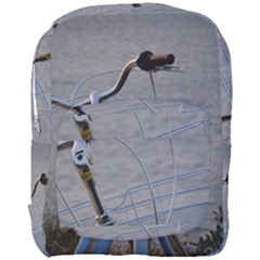Classic Blue Full Print Backpack by DimitriosArt