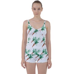 Nature Tie Front Two Piece Tankini by Sparkle