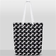 Butterfly Full Print Rope Handle Tote (small) by Sparkle