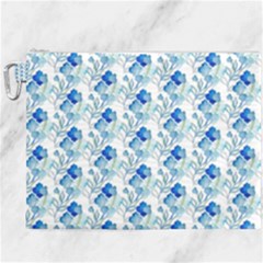Flowers Pattern Canvas Cosmetic Bag (xxxl) by Sparkle