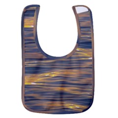 Sunset Waves Pattern Print Baby Bib by dflcprintsclothing
