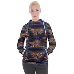 Abstract Art - Adjustable Angle Jagged 1 Women s Hooded Pullover by EDDArt