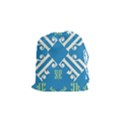 Abstract pattern geometric backgrounds   Drawstring Pouch (Small) View1