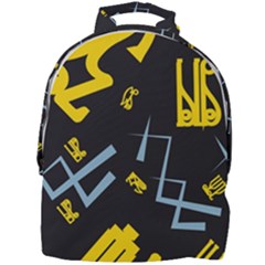 Abstract Pattern Geometric Backgrounds   Mini Full Print Backpack by Eskimos