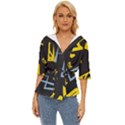 Abstract pattern geometric backgrounds   Lightweight Drawstring Hooded Top View1