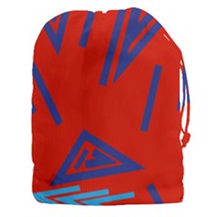 Abstract Pattern Geometric Backgrounds   Drawstring Pouch (3xl) by Eskimos