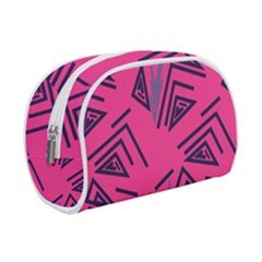 Abstract Pattern Geometric Backgrounds   Make Up Case (small) by Eskimos