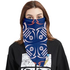 Abstract Pattern Geometric Backgrounds   Face Covering Bandana (triangle) by Eskimos