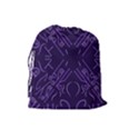 Abstract pattern geometric backgrounds   Drawstring Pouch (Large) View2