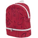 Abstract pattern geometric backgrounds   Zip Bottom Backpack View1