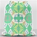 Abstract pattern geometric backgrounds   Drawstring Bag (Large) View2
