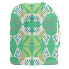 Abstract Pattern Geometric Backgrounds   Drawstring Pouch (3xl) by Eskimos