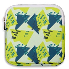 Abstract Pattern Geometric Backgrounds   Mini Square Pouch by Eskimos