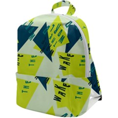 Abstract Pattern Geometric Backgrounds   Zip Up Backpack by Eskimos