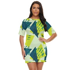 Abstract Pattern Geometric Backgrounds   Just Threw It On Dress by Eskimos
