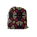 Abstract pattern geometric backgrounds   Drawstring Pouch (Large) View2