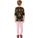 Abstract pattern geometric backgrounds   Kids  Quarter Sleeve Raglan Tee View2