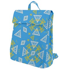 Abstract Pattern Geometric Backgrounds   Flap Top Backpack by Eskimos