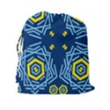 Abstract pattern geometric backgrounds   Drawstring Pouch (2XL) View2