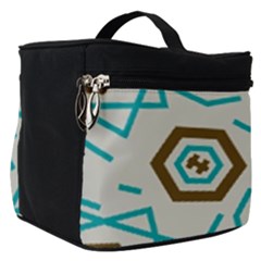 Abstract Pattern Geometric Backgrounds   Make Up Travel Bag (small) by Eskimos