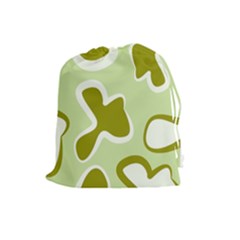Abstract Pattern Geometric Backgrounds   Drawstring Pouch (large) by Eskimos