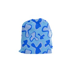 Abstract Pattern Geometric Backgrounds   Drawstring Pouch (small) by Eskimos