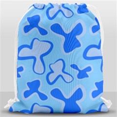 Abstract Pattern Geometric Backgrounds   Drawstring Bag (large) by Eskimos