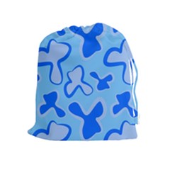 Abstract Pattern Geometric Backgrounds   Drawstring Pouch (xl) by Eskimos