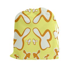 Abstract Pattern Geometric Backgrounds   Drawstring Pouch (2xl) by Eskimos