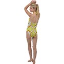 Abstract pattern geometric backgrounds   Go with the Flow One Piece Swimsuit View2