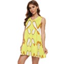 Abstract pattern geometric backgrounds   Tiered Sleeveless Mini Dress View3